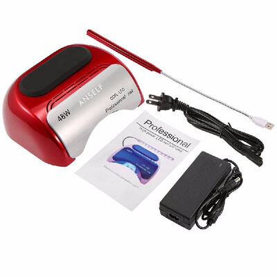 Anself 48W LED CCFL Nail Lamp Nail Gel Dryer Nail Curing Machine Fingernail Toenail Gel Curing 110 240V Nail Art Painting Salo
Anself 48W LED CCFL Nail Lamp Nail Gel Dryer Nail Curing Machine Fingernail Toenail Gel Curing 110 240V Nail Art Painting Salo