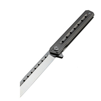 Tactical Pocket Knife Titanium Alloy Ball Bearing System D2 Folding knives outdoor camping adventure Hand tool
Tactical Pocket Knife Titanium Alloy Ball Bearing System D2 Folding knives outdoor camping adventure Hand tool