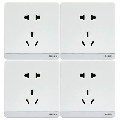Philips (PHILIPS) switch socket fly series 10A five hole socket white 14 only installed
Philips (PHILIPS) switch socket fly series 10A five hole socket white 14 only installed