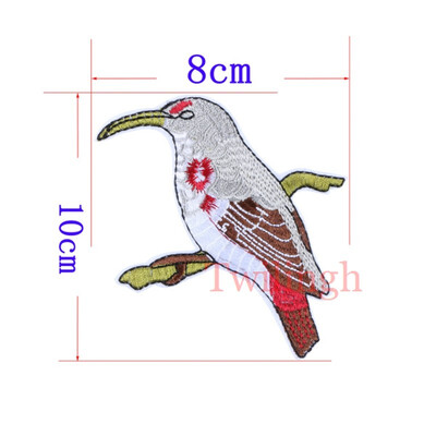 1 Pc Top New Brand Clothes Patches Bird Red Rose Flower Embroidered Patch DIY Iron On Sew Fabric Repair Clothing Wedding Patches
1 Pc Top New Brand Clothes Patches Bird Red Rose Flower Embroidered Patch DIY Iron On Sew Fabric Repair Clothing Wedding Patches
