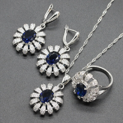 Trendy White Stone Silver Plated Jewelry Sets for Women Choker Pendant Drop Earrings Ring Six Colors Available Free Jewelry Box
Trendy White Stone Silver Plated Jewelry Sets for Women Choker Pendant Drop Earrings Ring Six Colors Available Free Jewelry Box