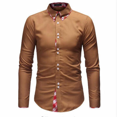 2018 mens shirt fashion business casual shirt mens clothes brand dress shirt high quality Solid color shirt camisa masculina
2018 mens shirt fashion business casual shirt mens clothes brand dress shirt high quality Solid color shirt camisa masculina
