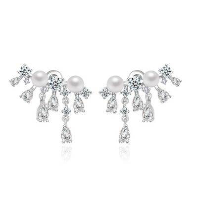 Aiyaya Fashion Jewelry Waterdrop Round Cubic Zircon Simulated Pearl Earrings High Quality
Aiyaya Fashion Jewelry Waterdrop Round Cubic Zircon Simulated Pearl Earrings High Quality