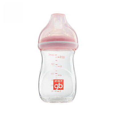 Gb good child imitation breast milk real wide-caliber newborn glass bottle 180ml hug series - pink
Gb good child imitation breast milk real wide-caliber newborn glass bottle 180ml hug series - pink