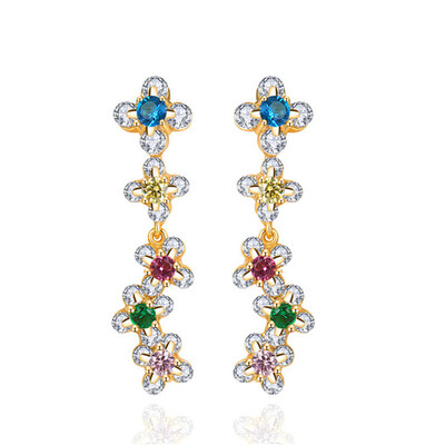 Aiyaya Fashion Jewelry 5 Small Snowflake Micro Cross Water-drop Crystal Drop Earrings Blue
Aiyaya Fashion Jewelry 5 Small Snowflake Micro Cross Water-drop Crystal Drop Earrings Blue