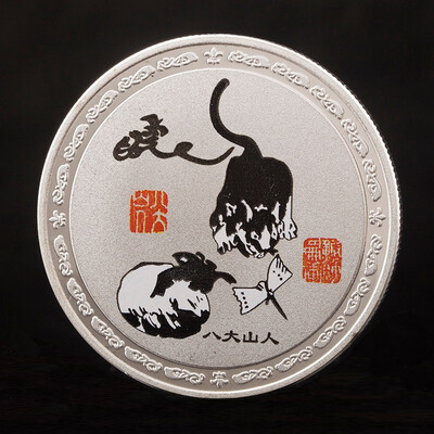 1pcs lot New Chinese ink&water series zodiac coin feng shui silver coin auspicious animal coin family decoration collection
1pcs lot New Chinese ink&water series zodiac coin feng shui silver coin auspicious animal coin family decoration collection