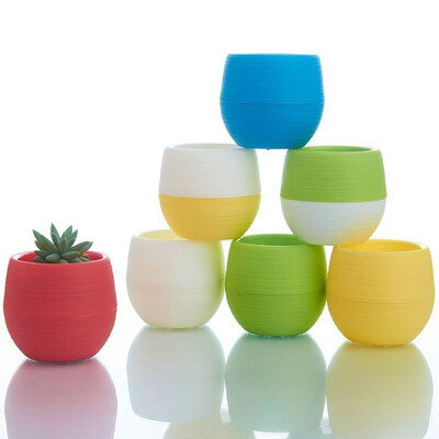 3pcs Mini Rainbow Stone Plastic Flower Pot succulents Home Garden Office desk Decor Planter flowerpot garden supplies
3pcs Mini Rainbow Stone Plastic Flower Pot succulents Home Garden Office desk Decor Planter flowerpot garden supplies