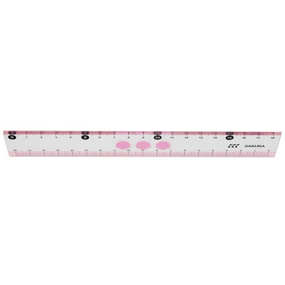 Cherry Sakura 18CM ruler pink student ruler plastic ruler drawing line straight ruler primary school student stationery series Japanese imports
Cherry Sakura 18CM ruler pink student ruler plastic ruler drawing line straight ruler primary school student stationery series Japanese imports