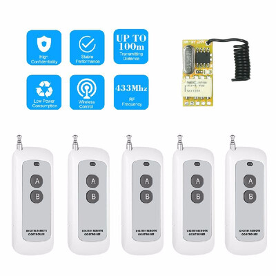 433Mhz DC 37V 45V 5V 6V 74V 9V 12V Universal Receiver Module RF Remote Control Switch Relay 1CH Mini Wireless Control Switch 3
433Mhz DC 37V 45V 5V 6V 74V 9V 12V Universal Receiver Module RF Remote Control Switch Relay 1CH Mini Wireless Control Switch 3