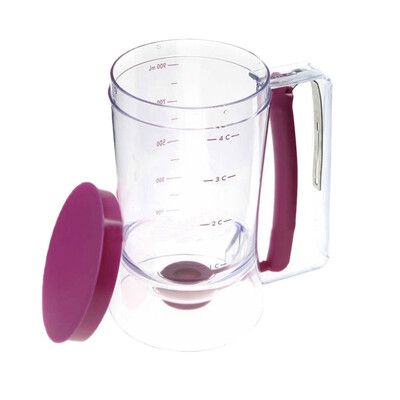 UpperX Generic Chef Buddy Pan Cup Cake Batter Dispenser - 4 Cup Capacity - Snap on Lid
UpperX Generic Chef Buddy Pan Cup Cake Batter Dispenser - 4 Cup Capacity - Snap on Lid