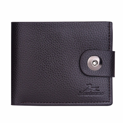 Mens short wallet personality Youth Business Wallet clasp students soft leather clips cross section
Mens short wallet personality Youth Business Wallet clasp students soft leather clips cross section