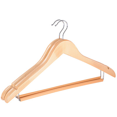Maybelline wood hanger groove thickening non-slip wood color 45cm wooden hanger pants pants scarf 2 Pack
Maybelline wood hanger groove thickening non-slip wood color 45cm wooden hanger pants pants scarf 2 Pack