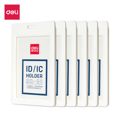 Deli deli 6 loaded vertical ID card holder work permit after the cover type employee card bus card set white 8343
Deli deli 6 loaded vertical ID card holder work permit after the cover type employee card bus card set white 8343
