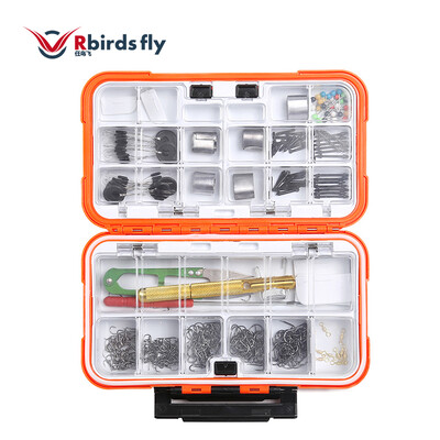 R birdsfly hook set full set of fishing gear accessories hook box space bean lead storage box fishing supplies Isetny barbed large RBF104
R birdsfly hook set full set of fishing gear accessories hook box space bean lead storage box fishing supplies Isetny barbed large RBF104