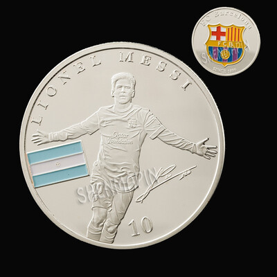 Messis football coin Barcelona football World Cup super star messi coins football star collection
Messis football coin Barcelona football World Cup super star messi coins football star collection