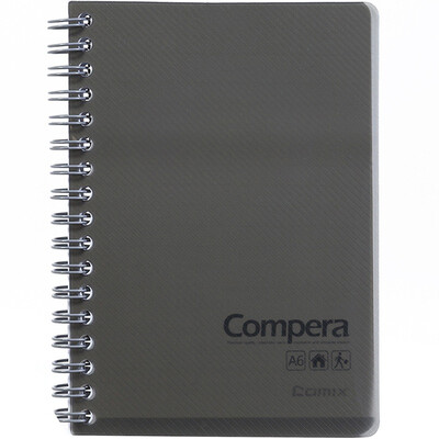 Together COMIX CPA6801 Compera double helix PP noodles notepad A6 80 pages through the ash
Together COMIX CPA6801 Compera double helix PP noodles notepad A6 80 pages through the ash
