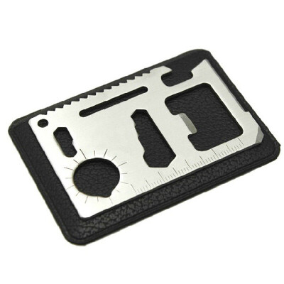 Outdoor sports, camping, military cards stainless steel multi-function gadgets portable life-saving cards outdoor outdoor wrenc
Outdoor sports, camping, military cards stainless steel multi-function gadgets portable life-saving cards outdoor outdoor wrenc