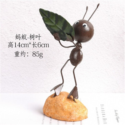 Creative cute iron ant small furnishings home miniature garden accessories living room bookcase home decoration animal crafts
Creative cute iron ant small furnishings home miniature garden accessories living room bookcase home decoration animal crafts