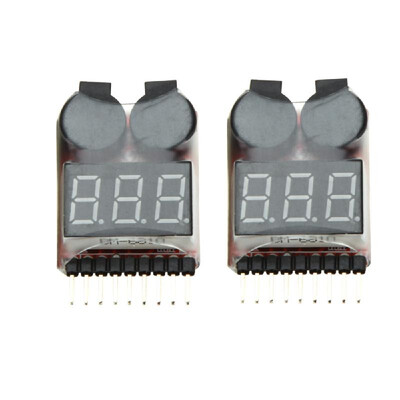 2Pcs 1-8S Indicator RC Li-ion Lipo Battery Tester Low Voltage Buzzer Alarm New Vehicles Remote Control Toy Accessories
2Pcs 1-8S Indicator RC Li-ion Lipo Battery Tester Low Voltage Buzzer Alarm New Vehicles Remote Control Toy Accessories