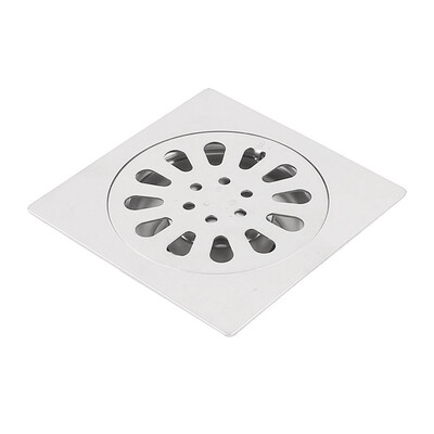 UpperX Shower Square Floor Drain Strainer Cover Floor Drain Strainer Sink Silver Tone
UpperX Shower Square Floor Drain Strainer Cover Floor Drain Strainer Sink Silver Tone