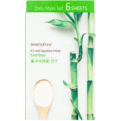 Yue poetry wind Yin (innisfree) really fresh moisturizing mask - bamboo 20ml * 6 (moisturizing moisturizing sleep skin care products
Yue poetry wind Yin (innisfree) really fresh moisturizing mask - bamboo 20ml * 6 (moisturizing moisturizing sleep skin care products