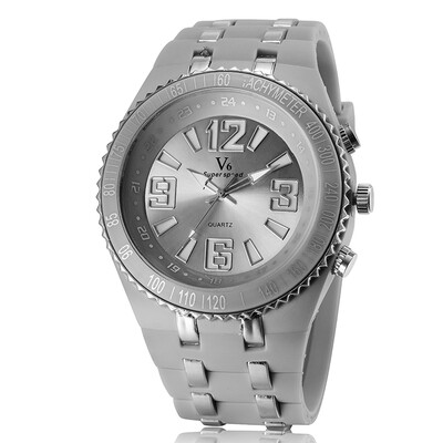 Men Fashion High Quality Quartz Movement Watch Daily Waterproof Accurate Silicone Wristwatch Round Case Button Buckle V6 Brand Watch V260B
Men Fashion High Quality Quartz Movement Watch Daily Waterproof Accurate Silicone Wristwatch Round Case Button Buckle V6 Brand Watch V260B