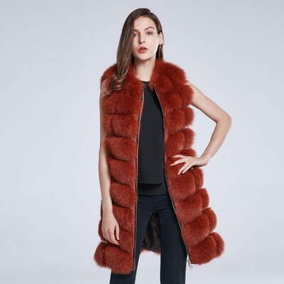 Fox Fur Long Coat Winter Coat Female Hairy Fur Collar Real Fur Coat Adjustable Fatty Skinny Design Tilt Stripe 2018 New Discount
Fox Fur Long Coat Winter Coat Female Hairy Fur Collar Real Fur Coat Adjustable Fatty Skinny Design Tilt Stripe 2018 New Discount