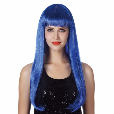 22" Straight Cosplay Wig With Bangs Synthetic Fake Hair Custom Cosplay Wigs For Women Heat Resistant Blond Purple Pink Red Blue
22" Straight Cosplay Wig With Bangs Synthetic Fake Hair Custom Cosplay Wigs For Women Heat Resistant Blond Purple Pink Red Blue