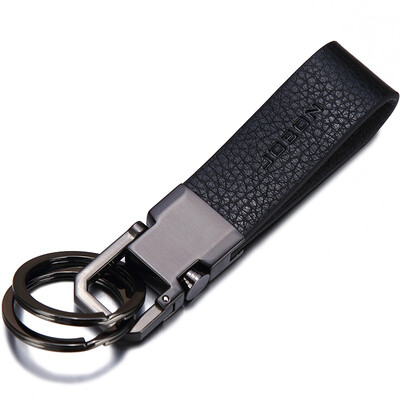 JOBON double key chain car key chain ring double key chain zipper open fiber leather ZB-021B black
JOBON double key chain car key chain ring double key chain zipper open fiber leather ZB-021B black