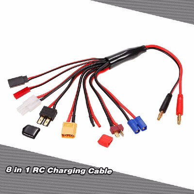 8 in 1 Multifunctional Charger 40mm Banana Adapter Connector RC Charger 
8 in 1 Multifunctional Charger 40mm Banana Adapter Connector RC Charger