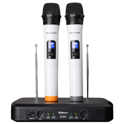 Shinco S2300 Computer Wireless Microphone Microphone Conference Home KTV Wireless Microphone White
Shinco S2300 Computer Wireless Microphone Microphone Conference Home KTV Wireless Microphone White