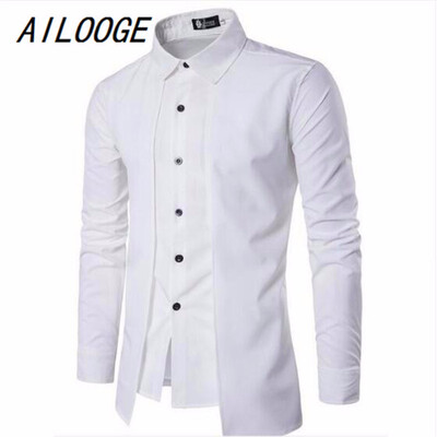 MenS Shirts 2018 Long-Sleeved Casual Fake Two Pieces Chemise Homme Solid Arrival Dress High Quality MenS Shirts
MenS Shirts 2018 Long-Sleeved Casual Fake Two Pieces Chemise Homme Solid Arrival Dress High Quality MenS Shirts