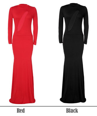 Stylish Lady Women O-Neck Long Sleeve Stretch Bodycon Front Hollow Party Cocktail Maxi Long Dress
Stylish Lady Women O-Neck Long Sleeve Stretch Bodycon Front Hollow Party Cocktail Maxi Long Dress