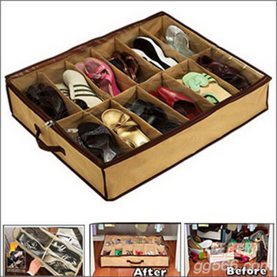 Shoe Organizer 12 Pairs Closet Organizer 12 Shoes Storage Holder Bag Container Case Storer for 12 Shoes
Shoe Organizer 12 Pairs Closet Organizer 12 Shoes Storage Holder Bag Container Case Storer for 12 Shoes