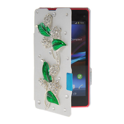 MOONCASE Rhinestone Crystal Ultre Slim Leather Side Flip Wallet Shell Back Case Cover for Sony Xperia Z1 Compact (Mini) White
MOONCASE Rhinestone Crystal Ultre Slim Leather Side Flip Wallet Shell Back Case Cover for Sony Xperia Z1 Compact (Mini) White