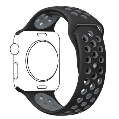 Band for IWatch 38mm&42mm Breathable Silicone Replacement Sport Strap Bracelet for IWatch All Series WhiteGrey
Band for IWatch 38mm&42mm Breathable Silicone Replacement Sport Strap Bracelet for IWatch All Series WhiteGrey