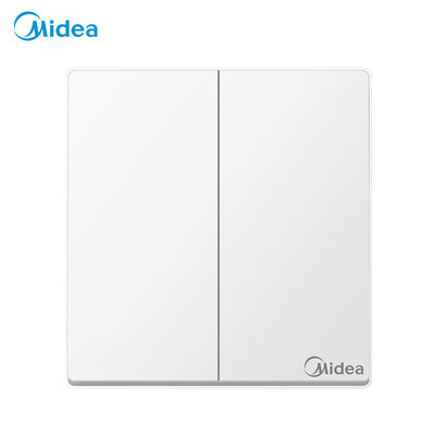 Midea Midea switch socket power panel 86 type two open single control double open 2 open wall home dark ya white no border E05
Midea Midea switch socket power panel 86 type two open single control double open 2 open wall home dark ya white no border E05