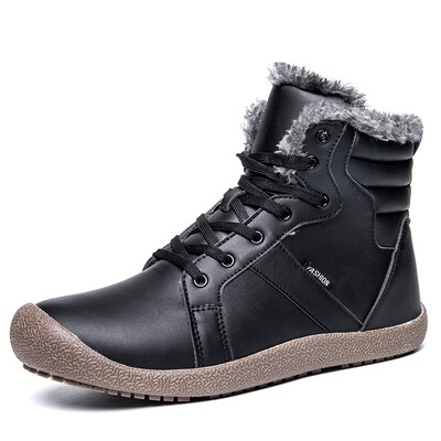Men Hiking Shoes Winter Plush Warm Snow Boots WideCDW Lace Up Men High-top Winter Sneakers
Men Hiking Shoes Winter Plush Warm Snow Boots WideCDW Lace Up Men High-top Winter Sneakers