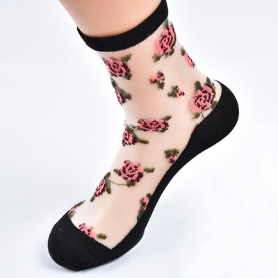 LIONZONE New Floral Women Summer Socks Cotton Sexy Thin Breathable 2018 Women Clothing Transparent Socks Wholesale
LIONZONE New Floral Women Summer Socks Cotton Sexy Thin Breathable 2018 Women Clothing Transparent Socks Wholesale