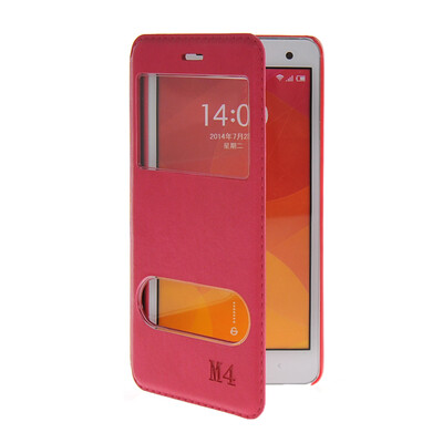 MOONCASE View Window Leather Side Flip Pouch Stand Shell Back ЧЕХОЛ ДЛЯ XiaoMi Rice MI 4 M4 Hot pink
MOONCASE View Window Leather Side Flip Pouch Stand Shell Back ЧЕХОЛ ДЛЯ XiaoMi Rice MI 4 M4 Hot pink