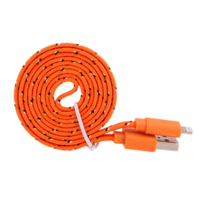 3610Ft Durable Braided Flat 8Pin Double-sided USB Data Sync Charger Cable Cord for iPhone 5 5S 6 6S Plus iPad 4 5 Air iOS9
3610Ft Durable Braided Flat 8Pin Double-sided USB Data Sync Charger Cable Cord for iPhone 5 5S 6 6S Plus iPad 4 5 Air iOS9