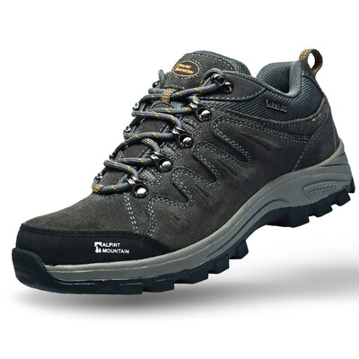 El Monte ALPINT MOUNTAIN outdoor men and women mountaineering shoes walking shoes sports shoes wear anti-slip outdoor shoes leather breathable tooling shoes 640-817 gray 38
El Monte ALPINT MOUNTAIN outdoor men and women mountaineering shoes walking shoes sports shoes wear anti-slip outdoor shoes leather breathable tooling shoes 640-817 gray 38