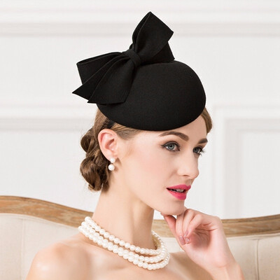 Lady Fedoras Woolen Hat Vintage Black Wool Pillbox Hat Wedding Party Fascinator Hats for Women Chapeau Pour Mariage Cap B-7536
Lady Fedoras Woolen Hat Vintage Black Wool Pillbox Hat Wedding Party Fascinator Hats for Women Chapeau Pour Mariage Cap B-7536