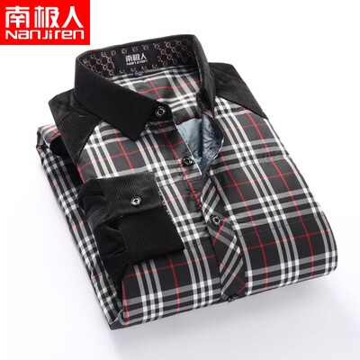 Antarctic long sleeve plus velvet warm shirt mens autumn&winter casual middle-aged large size mens wear plaid loose mens shirt khaki 40
Antarctic long sleeve plus velvet warm shirt mens autumn&winter casual middle-aged large size mens wear plaid loose mens shirt khaki 40
