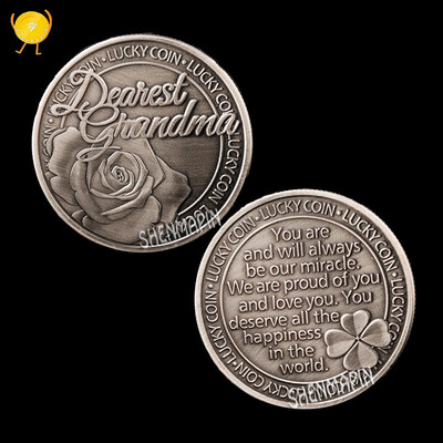 Antique silver Rose Commemorative Coin Romantic Valentines day gift You deserve all the happiness in the word
Antique silver Rose Commemorative Coin Romantic Valentines day gift You deserve all the happiness in the word