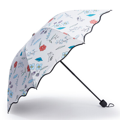Yi Jie umbrella black plastic umbrella sun umbrella three fold lotus leaf umbrella Y-9389 white
Yi Jie umbrella black plastic umbrella sun umbrella three fold lotus leaf umbrella Y-9389 white