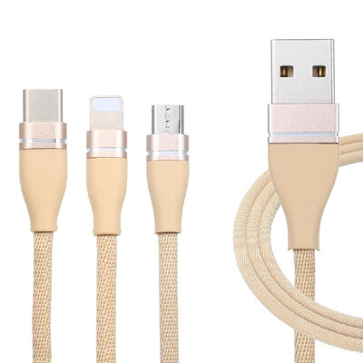3in1 USB Cable Multiple 3ft Nylon Coarted Smartphone Charging Cord with Micro USB Connectors Ports Nylon Cords Adapter for iPhone
3in1 USB Cable Multiple 3ft Nylon Coarted Smartphone Charging Cord with Micro USB Connectors Ports Nylon Cords Adapter for iPhone