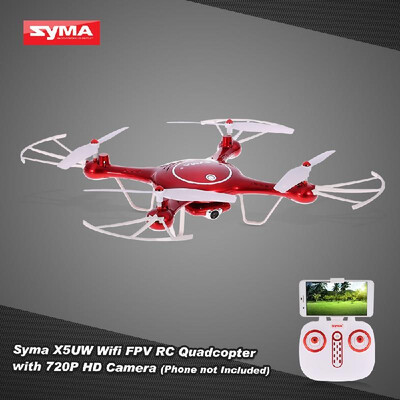 Original Syma X5UW Wifi FPV RC Drone 720P HD Camera RTF Quadcopter with Headless Mode And Barometer Set Height Function
Original Syma X5UW Wifi FPV RC Drone 720P HD Camera RTF Quadcopter with Headless Mode And Barometer Set Height Function