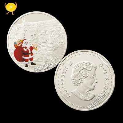 Christmas snow scene commemorative coins Merry Christmas Silver plated coins exquisite holiday party gift coin collectibles
Christmas snow scene commemorative coins Merry Christmas Silver plated coins exquisite holiday party gift coin collectibles