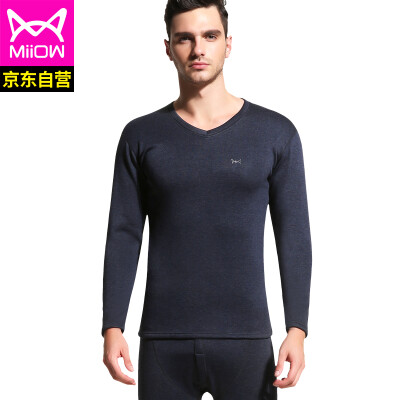 Cat people thermal underwear men plus velvet thickening youth round neck autumn clothing long trousers thick section bottoming warm set SQF206001 Navy blue V-neck 175100 XL
Cat people thermal underwear men plus velvet thickening youth round neck autumn clothing long trousers thick section bottoming warm set SQF206001 Navy blue V-neck 175100 XL